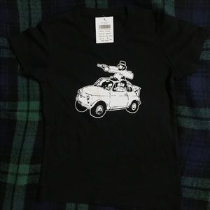 Brandy Melville Car Graphic Top
